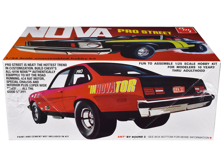 Skill 2 Model Kit Chevrolet Nova Pro Street 1/25 Scale Model by AMT image 2