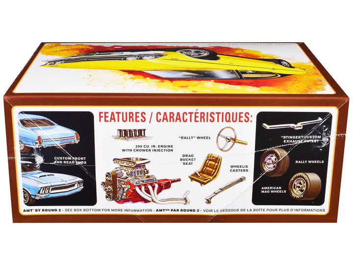 Skill 2 Model Kit 1969 Chevrolet Chevelle SS 396 1/25 Scale Model by AMT image 2