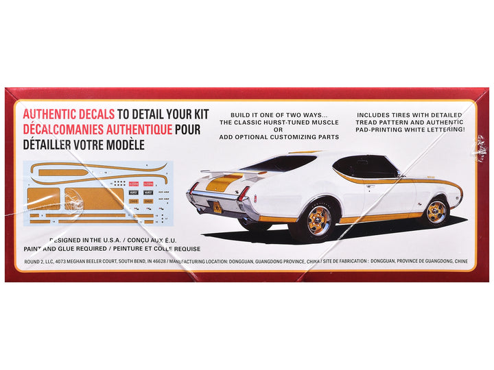 Skill 2 Model Kit 1969 Hurst Oldsmobile Cutlass 1/25 Scale Model by AMT image 2