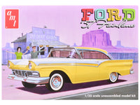 Skill 2 Model Kit 1957 Ford Fairlane Hardtop 3-in-1 Kit 1/25 Scale Model by AMT
