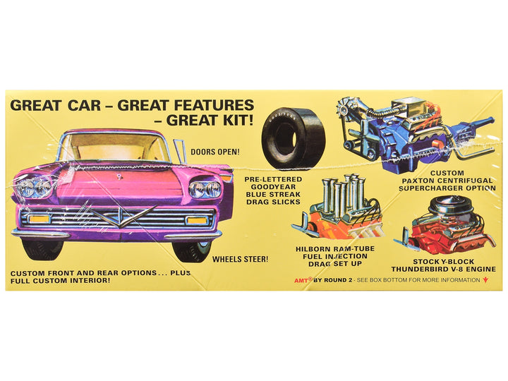 Skill 2 Model Kit 1957 Ford Fairlane Hardtop 3-in-1 Kit 1/25 Scale Model by AMT image 2