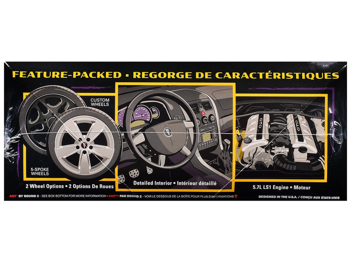 Skill 2 Model Kit 2004 Pontiac GTO 1/25 Scale Model by AMT image 2