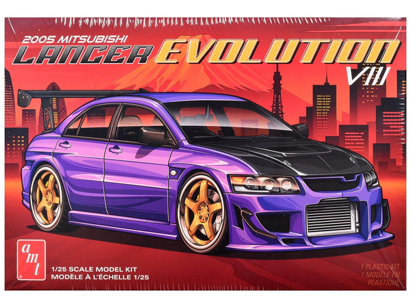 AMT 2005 Mitsubishi Lancer Evolution VIII 1:25 scale model kit AMT1552M