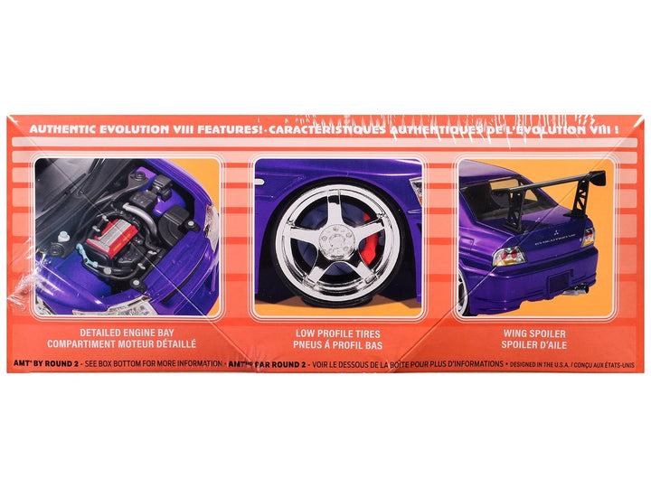 Skill 2 Model Kit 1995 Mitsubishi Lancer Evolution VIII 1/25 Scale Model by AMT image 2
