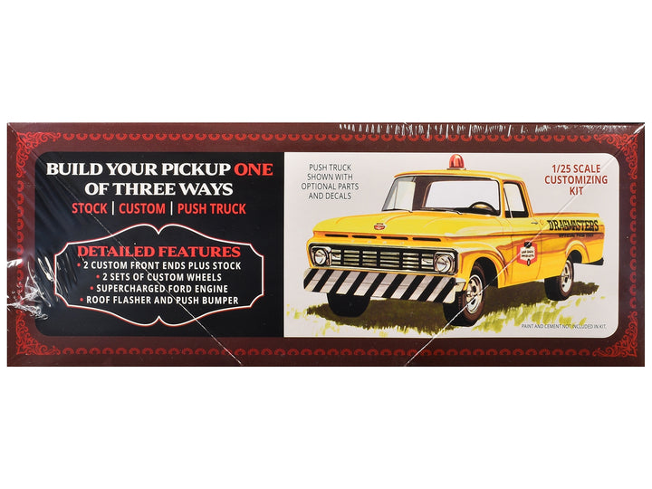 Skill 2 Model Kit 1963 Ford F-100 Pickup Truck "Four Sixes Ranch" 3-in-1 Kit 1/25 Scale Model by AMT image 2