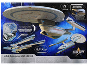 Skill 2 Model Kit U.S.S. Enterprise NCC-1701-B Space Ship "Star Trek Generations" (1994) Movie 1/1000 Model Kit by AMT image 3