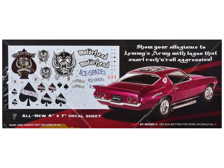 Skill 2 Model Kit 1970 1/2 Chevrolet Camaro "Motorhead" 1/25 Scale Model by AMT image 2
