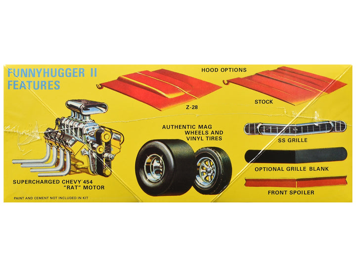 Skill 2 Model Kit of Chevrolet Camaro Funny Car "Funny Hugger II" 1/25 Scale Model by AMT image 2