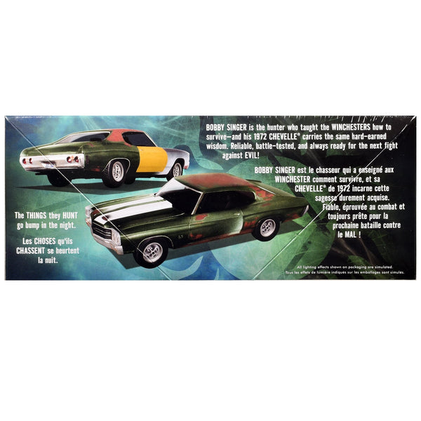 Skill 2 Model Kit 1972 Chevrolet Chevelle SS "Supernatural" (2005-2020) TV Series 1/25 Scale Model by AMT image 2