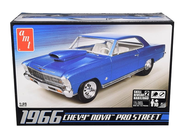 AMT 1966 Chevrolet Nova Pro Street Skill 2 model kit 1:25 AMT636, product image 1