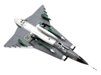Aviation 72 Saab J35J Draken Swedish Air Force F 18 Sodertorn splinter camouflage 1972 AV72-41008, view 5