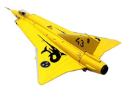 Saab J35J Draken Fighter Aircraft "43-10 3 "Johan Gul" Squadron 10 Wing Final Flight Livery" (1997) Swedish Air Force 1/72 Diecast Model Airplane by Aviation 72 image 3