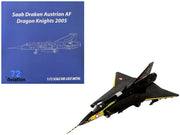 Saab Draken Fighter Aircraft "21 Draken 45th Anniversary Dragon Knights Retirement Livery" (2005) Austrian Air Force 1/72 Diecast Model Airplane by Aviation 72