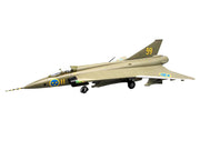Saab S35 Draken Fighter Aircraft "59 F 11 Wing Skavsta Museum" (1979) Swedish Air Force 1/72 Diecast Model Airplane by Aviation 72 image 2