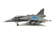 Saab JAS 39A Gripen Fighter Aircraft "131 F 7 Wing Cat's Paw Livery Satenas Air Base" (2006) Swedish Air Force 1/72 Diecast Model Airplane by Aviation 72 image 2