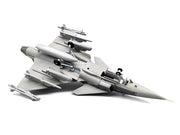 Saab JAS 39A Gripen Fighter Aircraft "131 F 7 Wing Cat's Paw Livery Satenas Air Base" (2006) Swedish Air Force 1/72 Diecast Model Airplane by Aviation 72 image 3