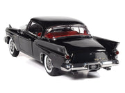 1957 Studebaker Golden Hawk Midnight Black with Red Interior 1/18 Diecast Model by Auto World image 5