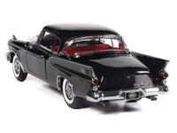1957 Studebaker Golden Hawk Midnight Black with Red Interior 1/18 Diecast Model by Auto World image 5