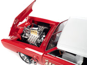 Monkeemobile Red with White Top and Interior "The Monkees" with Four Monkees Figure Cutouts "Silver Screen Machines" Series 1/18 Diecast Model Car by Auto World image 3