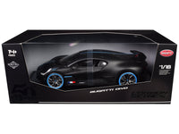 Bugatti Divo Carbon Fiber with Blue Accents "Carbon Series - Bburago 50th Anniversary" 1/18 Diecast Model Car by Bburago image 2