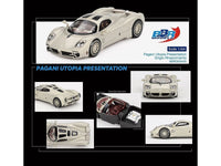 Pagani Utopia Presentation Grigio Rinascimento Silver 1/64 Diecast Model Car by BBR image 3