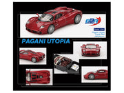 Pagani Utopia Dubai Red 1/64 Diecast Model Car by BBR image 3