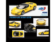 Ferrari 296 GTB Giallo Modena Yellow with Black Top 1/64 Diecast Model Car by BBR image 4
