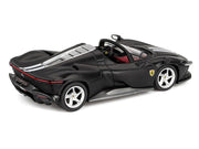 Ferrari Daytona SP3 Matt Black with White Stripes and Red Interior 1/64 Diecast Model Car by BBR image 3