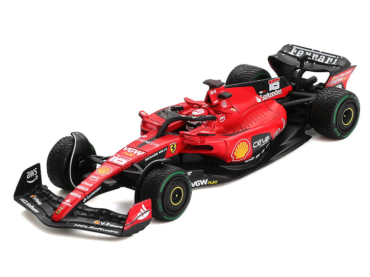 Ferrari SF-23 #16 Charles Leclerc Formula One F1 "Monaco GP" (2023) 1/64 Diecast Model Car by BBR Models image 2