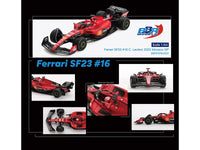 Ferrari SF-23 #16 Charles Leclerc Formula One F1 "Monaco GP" (2023) 1/64 Diecast Model Car by BBR Models image 3