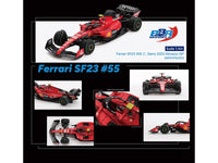Ferrari SF-23 #55 Carlos Sainz Formula One F1 "Monaco GP" (2023) 1/64 Diecast Model Car by BBR Models image 3