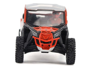 Can-Am Maverick X3 X RS Turbo RR Chalk Gray and Magma Red with Driver Figure 1/32 Diecast Model by BRP Models image 5