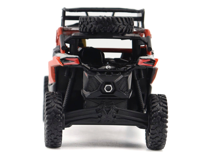 Can-Am Maverick X3 X RS Turbo RR Sand Version Chalk Gray and Magma Red with Driver Figure 1/32 Diecast Model by BRP Models image 2