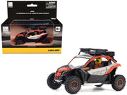 Can-Am Maverick X3 X RS Turbo RR Sand Version Chalk Gray and Magma Red with Driver Figure 1/32 Diecast Model by BRP Models image 3