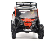 Can-Am Maverick X3 X RS Turbo RR Sand Version Chalk Gray and Magma Red with Driver Figure 1/32 Diecast Model by BRP Models image 4