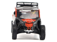 Can-Am Maverick X3 X RS Turbo RR Sand Version Chalk Gray and Magma Red with Driver Figure 1/32 Diecast Model by BRP Models image 4