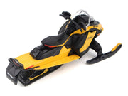 Ski-Doo MXZ Blizzard (Trail Segment) Neo Yellow and Ski-Doo MXZ 120cc (Kid's Model) Neo Yellow Set of 2 Snowmobiles 1/32 Diecast Models by BRP Models image 2