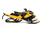 Ski-Doo MXZ Blizzard (Trail Segment) Neo Yellow and Ski-Doo MXZ 120cc (Kid's Model) Neo Yellow Set of 2 Snowmobiles 1/32 Diecast Models by BRP Models image 3