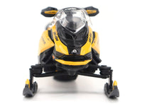 Ski-Doo MXZ Blizzard (Trail Segment) Neo Yellow and Ski-Doo MXZ 120cc (Kid's Model) Neo Yellow Set of 2 Snowmobiles 1/32 Diecast Models by BRP Models image 4