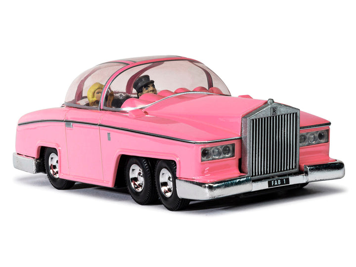 Rolls Royce FAB 1 Pink with Figures "Thunderbirds" (1965-1966) TV Series "F.A.B. Collection" Diecast Model by Corgi image 2