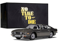 Aston Martin V8 RHD (Right Hand Drive) Black Metallic James Bond 007 "No Time To Die" (2021) Movie Diecast Model Car by Corgi image 4