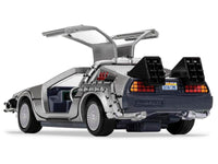 DMC DeLorean Time Machine with Doc Brown Figure "Back to the Future" (1985) Movie Diecast Model Car by Corgi