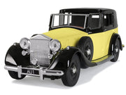 Rolls Royce Phantom III Sedanca de Ville Yellow with Black Top James Bond 007 "Goldfinger" (1964) Movie Diecast Model by Corgi image 4