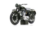 Triumph TR6 Trophy Motorcycle Dark Green (Weathered) "The Great Escape" (1963) Movie Diecast Model by Corgi image 2