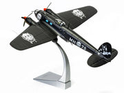 Heinkel He III Bomber Aircraft "Motorhead" Black with Graphicss 1/72 Diecast Model by Corgi image 3