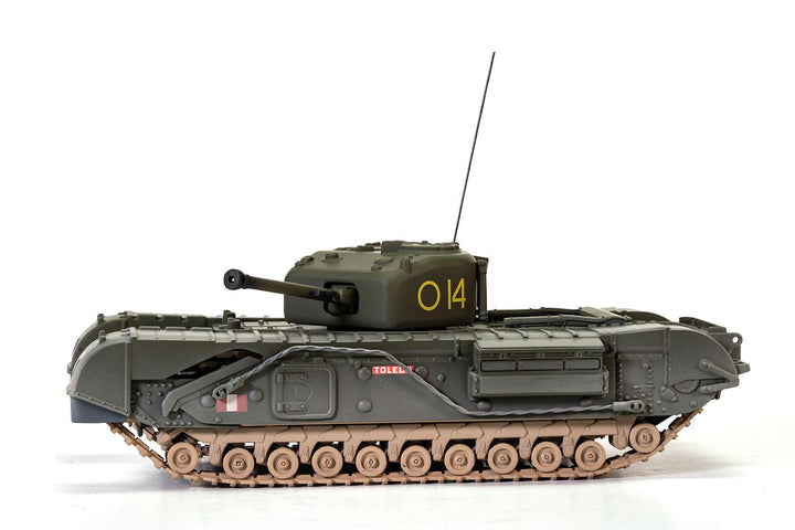 Churchill Mk.IV Tank "'To Catch a Tiger' 'Toledo' C Squadron 14 Troop 21st Army Tank Brigade Tunisia" (1943) British Royal Army "Military Legends" Series 1/50 Diecast Model by Corgi image 2