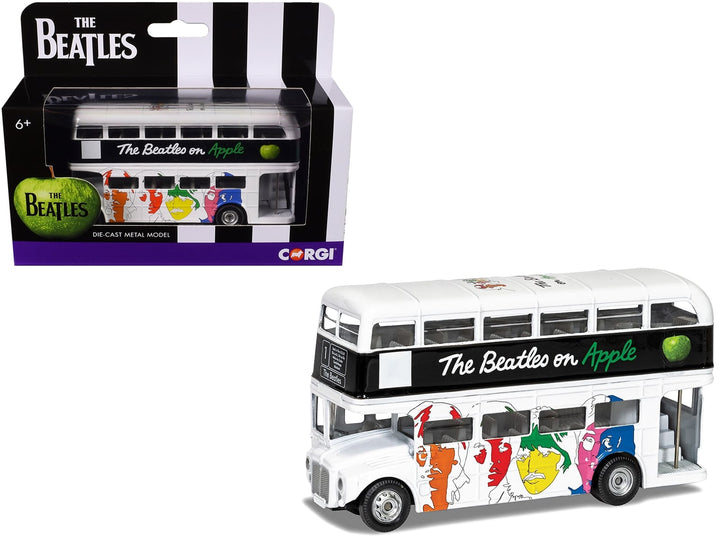 The Beatles London Double Decker Bus "The White Album" White Diecast Model Car by Corgi image 2
