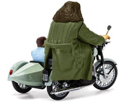 Motorcycle and Sidecar Light Green with Harry and Hagrid Figures "Harry Potter and the Deathly Hallows Part 1" (2010) Movie Diecast Motorcycle Model by Corgi image 2