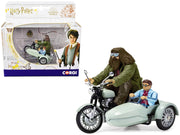 Motorcycle and Sidecar Light Green with Harry and Hagrid Figures "Harry Potter and the Deathly Hallows Part 1" (2010) Movie Diecast Motorcycle Model by Corgi image 3