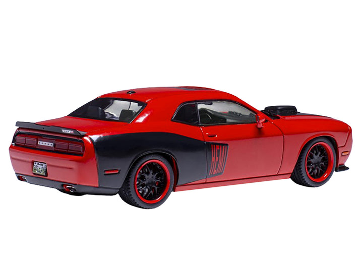 2009 Dodge Challenger SRT8 Red with Black Accents 1/43 Diecast Model by IXO Models image 2